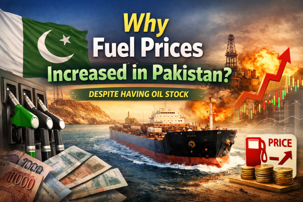 why fuel prices increased in Pakistan